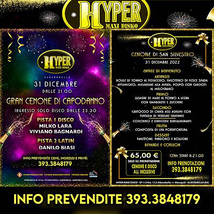 Notte di capodanno - hyper disco - alberobello